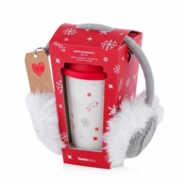 Set cană termo şi căşti EARMUFFS