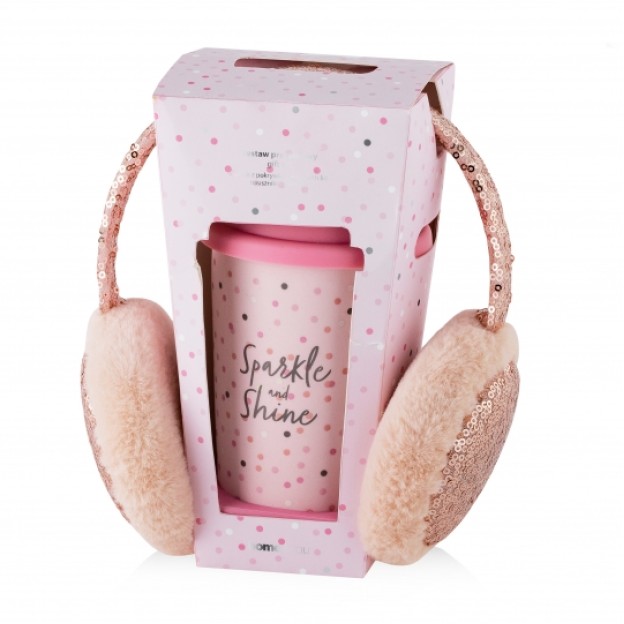 Set cană termo şi căşti EARMUFFS