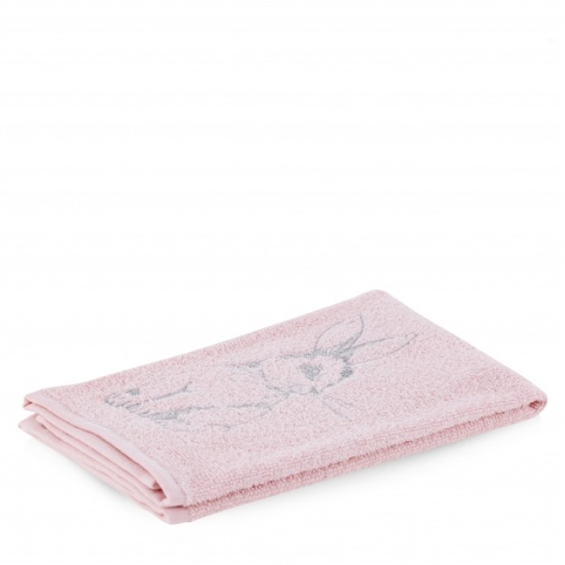 Prosop bucătărie roz iepuraș TULIPPI