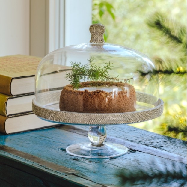 Platou decorativ Zirco Glass
