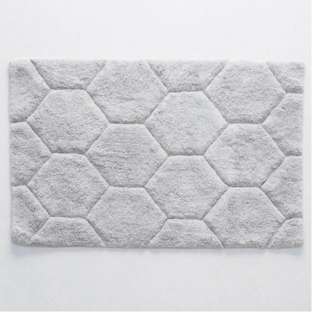 Covoras 60x90 cm honeycomb gray