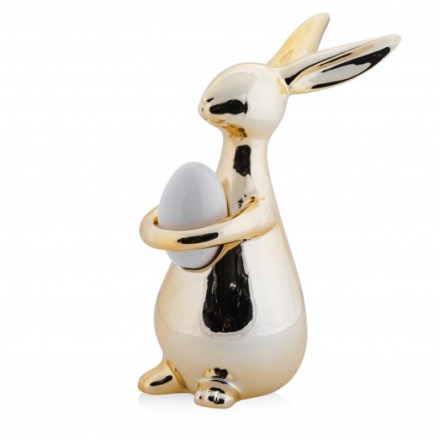 Figurina decorativa iepure Egg Carrying