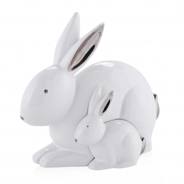 Figurina decorativa iepurasi Bunnypair