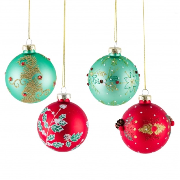 Set globuri brad chrismastio