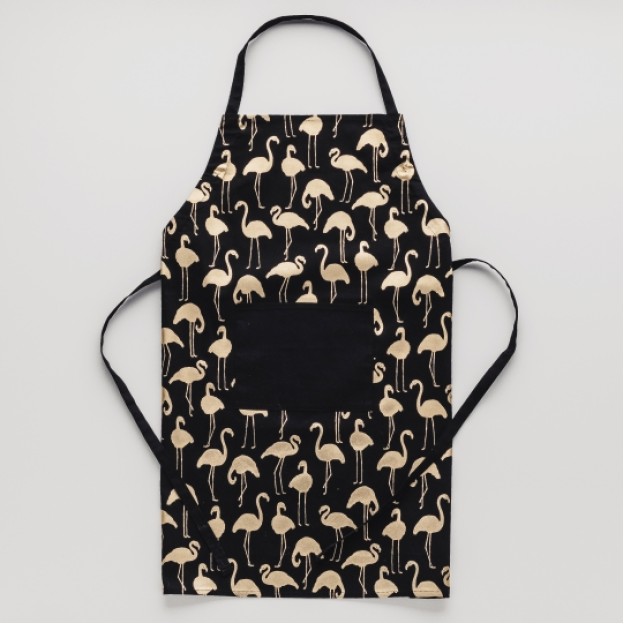 Sort-flamingo Gold Flam