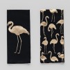 Set prosoape bucatarie-flamingo Gold Flam