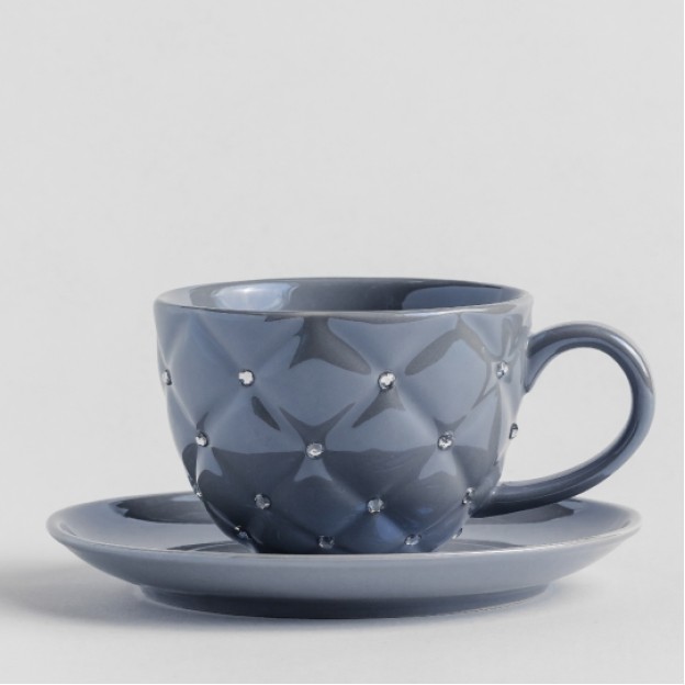 Ceasca cu farfurie DIAMENTO BIG