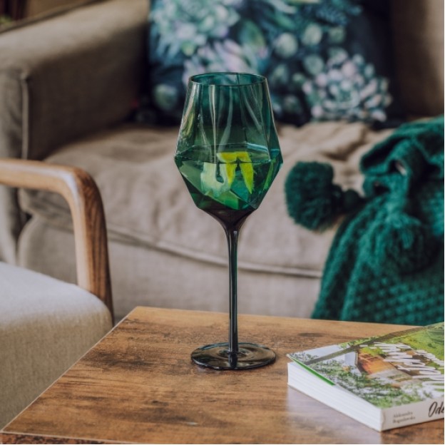 Pahar vin IRMA green 630 ml
