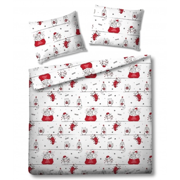 Set lenjerie de pat 200x220cm Comfycat