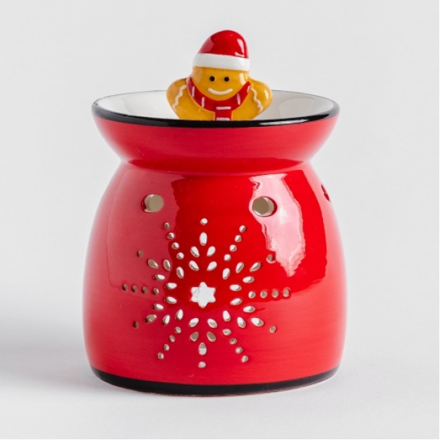 Candela ceramica aromaterapie Gingermano