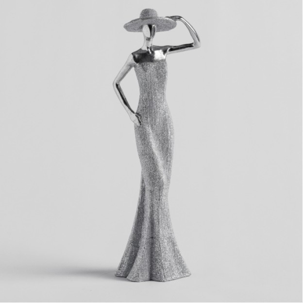Figurina decorativa femeie cu palarie Boshi
