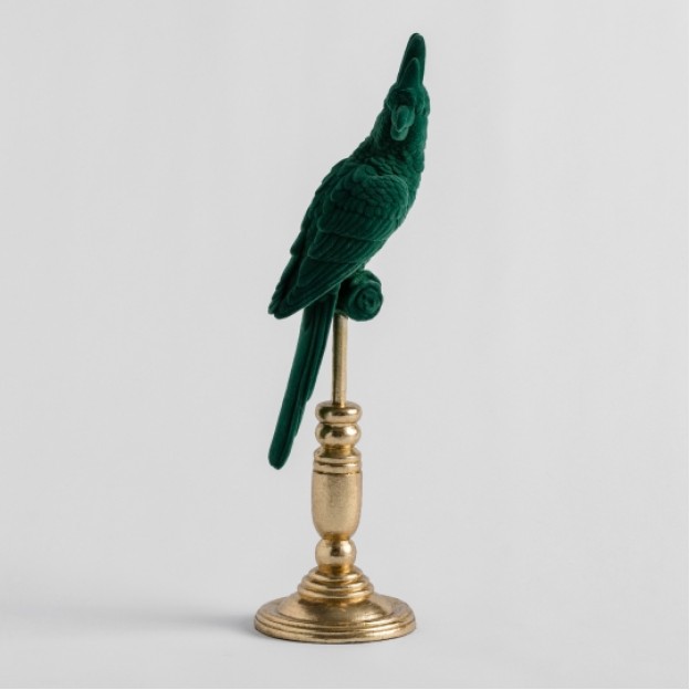 Figurina decorativa-papagal Parottis Verde