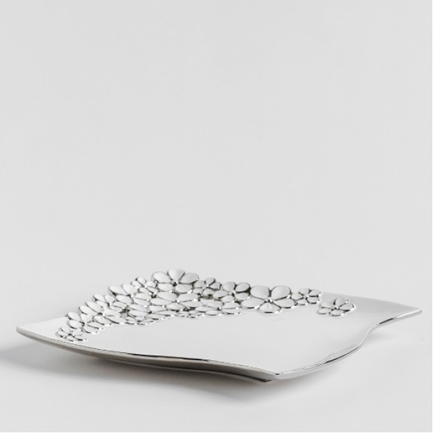 Platou decorativ flosal square