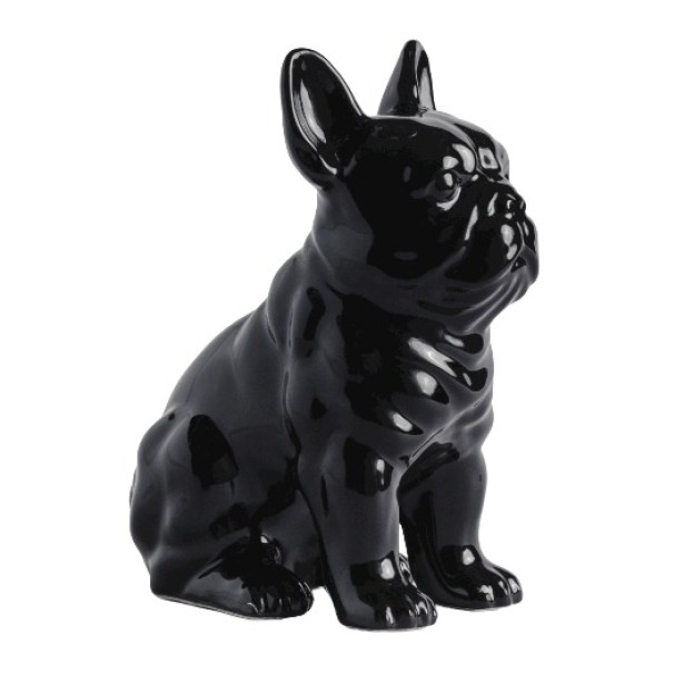 Figurina decorativa black Bulldoggy