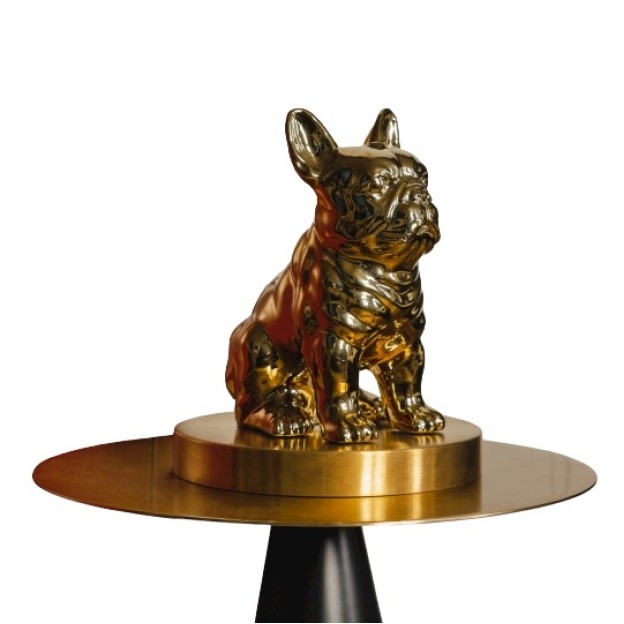 Figurina decorativa gold Bulldoggy