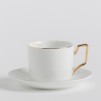 Ceasca cu farfurie VERSAILAS WHITE