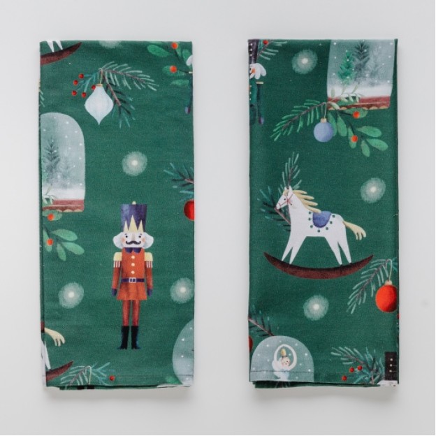 Set prosoape pentru bucatarie nutcracker