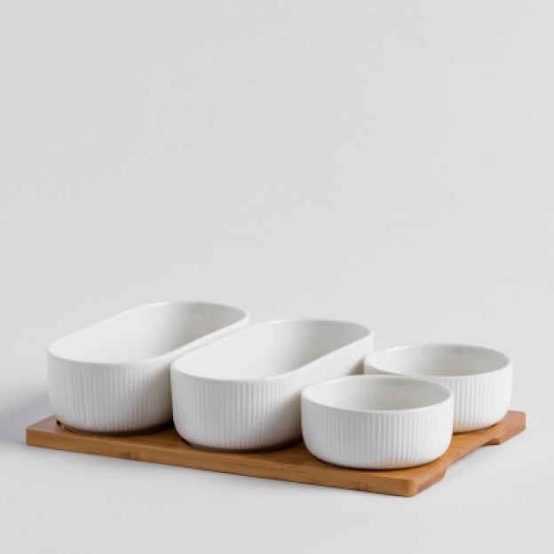Platou decorativ grisio