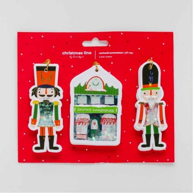 Taguri pentru cadouri nutcracker