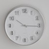 Ceas de perete espacial silver