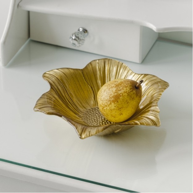 Bol decorativ flowergold