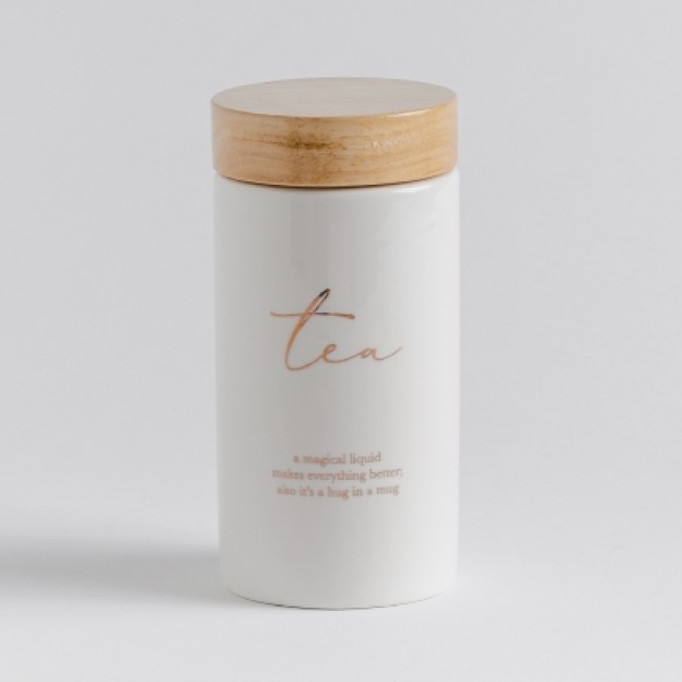 Container pentru ceai marros tea