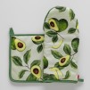 Set bucatarie-manusa si suport termic avocader