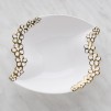 Bol decorativ flosalka gold