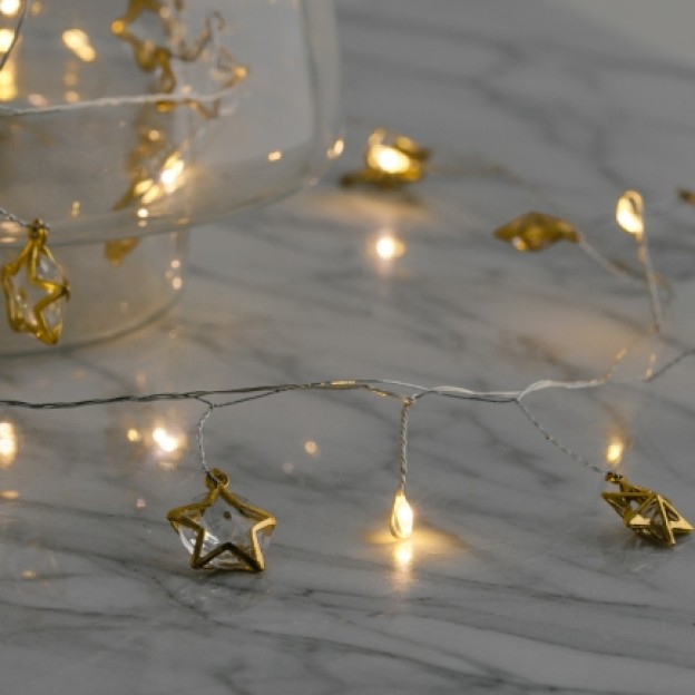 Lant cu lumini crystalstars
