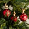 Set 3 globuri brad kabezo