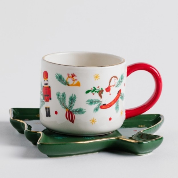 Ceasca cu farfurie vacanze