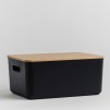 Cutie depozitare cu capac 26x36 cm BINITA black