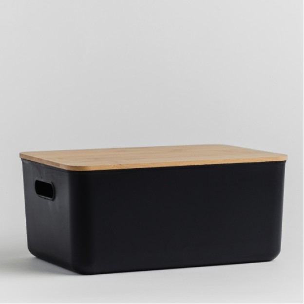 Cutie depozitare cu capac 26x36 cm BINITA black