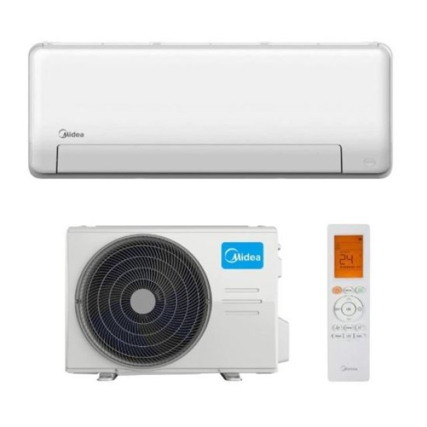 Aparat de aer conditionat Midea All Easy Pro NORDIC MSEPBU-24HRFN8(R), 24000 BTU, wi-fi inclus, lampa UV
