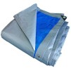 Prelata impermeabila cu inele 180 g/mp, 8x12 m, argintiu-albastru, DSH 104114