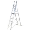 Scara aluminiu universal 3 x 9 (7609) - 2.58 m (alv), DSH 442070