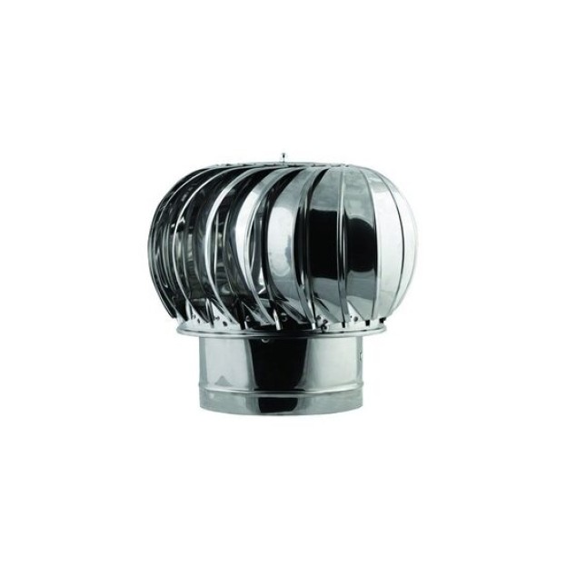 Capac terminal rotativ pentru cos fum, inox 200 mm, DSH 486135