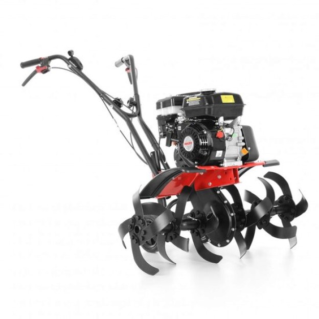 Motosapa HECHT 785, motor 4 timpi, capacitate cilindrica 196 CC, 4.8 kW, 6.5 CP, latime de lucru 84 cm