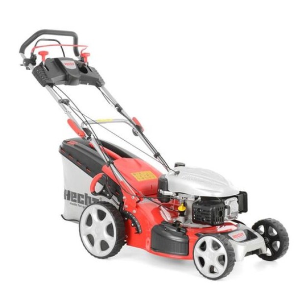 Masina de tuns iarba HECHT 5484 SX 5in1 HECHT5484SX5IN1, motor benzina, putere 5 CP, 4 viteze, latime de lucru 46 cm, kit de mulcire inclus