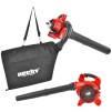 Suflanta si aspirator de frunze cu motor pe benzina HECHT 9280, putere motor 1 CP, capacitate cilindrica 28 CC