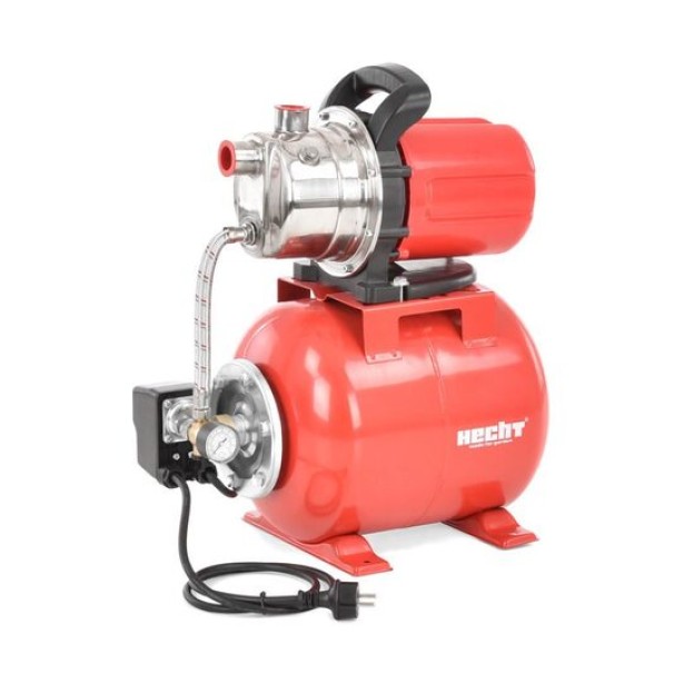 Hidrofor HECHT 3101 INOX, putere 1000 W, inaltime refulare 44 m, presiune maxima 1.5 - 3 Bar, debit apa 3500 L/h