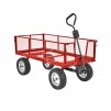 Remorca, carucior HECHT 53350, capacitate incarcare 350 kg, compatibila cu tractorasele de tuns iarba Hecht 5114, 5116, 5176, 5922, 5227, 5727, 5927