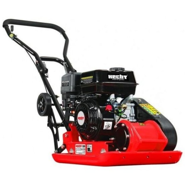Placa compactoare HECHT 1111, motor benzina, putere 4.8 CP, capacitate motor 163 CC, forta compactare 11 kN, dimensiune talpa 530 x 370 mm, covoras inclus