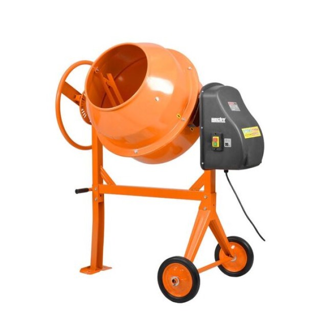 Betoniera HECHT 2117, motor electric, putere 550 W, capacitate 120 litri
