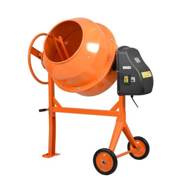 Betoniera HECHT 2185, motor electric, putere 850 W, capacitate 180 litri