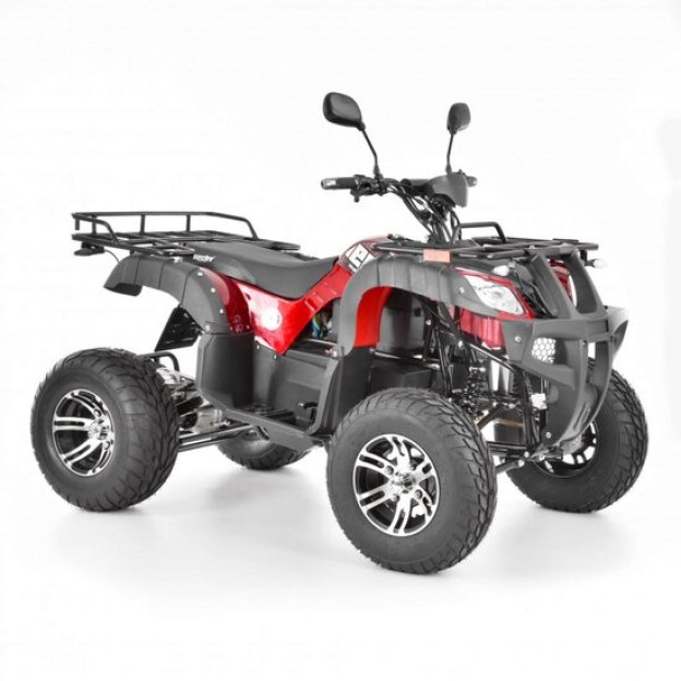 ATV electric HECHT 59399 Red, acumulator 72 V / 52 Ah, viteza maxima 45 km/h, rosu, pentru adulti
