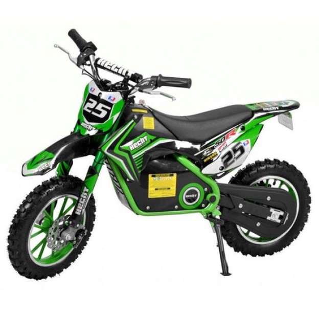 Minicross cu acumulator Hecht 54501 36 v 8 ah capacitate maxima 75 kg autonomie 20 km verde