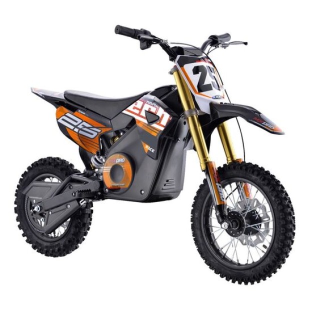 Minicross cu acumulator Hecht 59100 36 v 12 ah capacitate maxima 65 kg autonomie 9 km orange