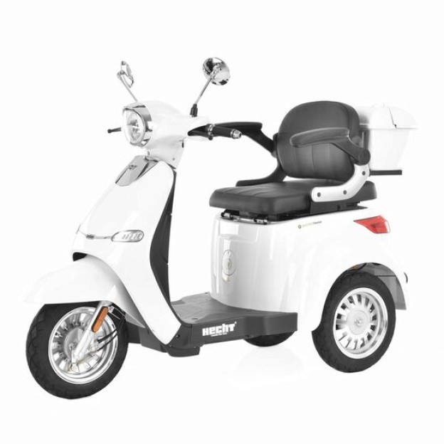 Scuter electric Hecht citis max white motor 800 w viteza maxima 25 km h culoare alb metalizat