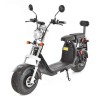 Scuter electric HECHT Cocis Black, acumulator 60 V, 20 Ah, motor 1500 W, anvelope 18 x 9.50 inch, viteza maxima de 45 km/h, negru